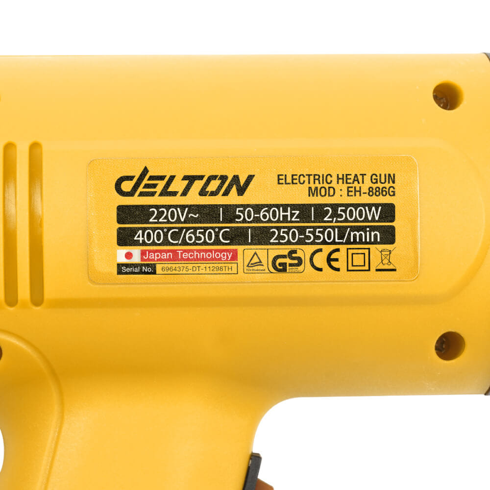 เครื่องเป่าลมร้อน DELTON รุ่น EH-886G 2500 วัตต์